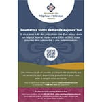 Affiche : Période de réclamation ouverte